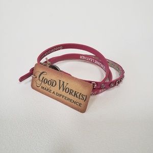 Good Works double wrap bracelet